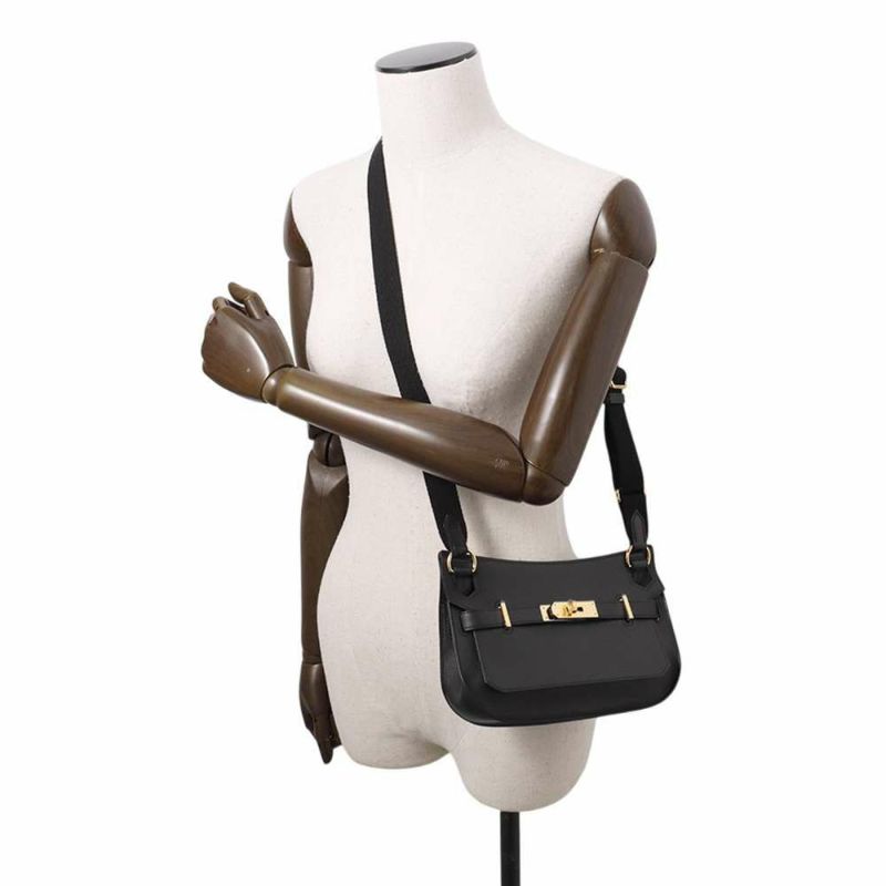 エルメス ジプシエール ミニ ブラック/ゴールド金具 エバーカラー B刻印 HERMES バッグ 黒