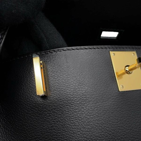 エルメス ジプシエール ミニ ブラック/ゴールド金具 エバーカラー B刻印 HERMES バッグ 黒