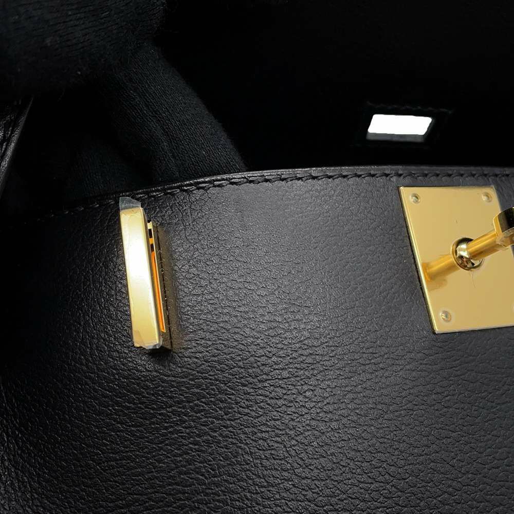 エルメス ジプシエール ミニ ブラック/ゴールド金具 エバーカラー B刻印 HERMES バッグ 黒