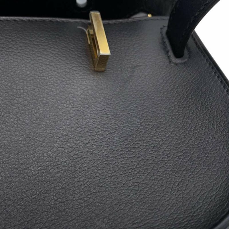 エルメス ジプシエール ミニ ブラック/ゴールド金具 エバーカラー B刻印 HERMES バッグ 黒