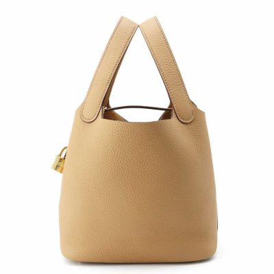 エルメス トートバッグ インザループ 18 ブラック/ゴールド金具