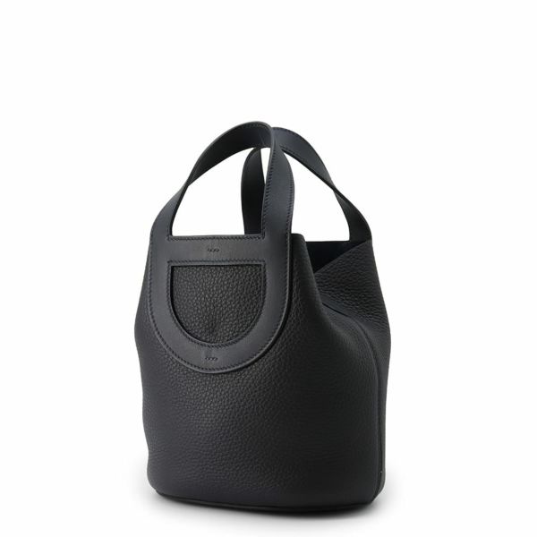エルメス トートバッグ インザループ 18 キャバン/シルバー金具