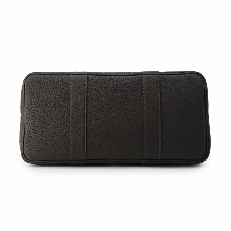 エルメス ガーデンパーティPM タータン・スクエア エクリュ/エベンヌ/シルバー金具 トワルアッシュ/ネゴンダ W刻印