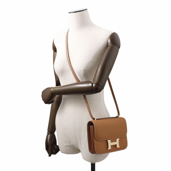 エルメス ミニ コンスタンス3 ミロワール ゴールド/シャンパンゴールド金具 エプソン K刻印