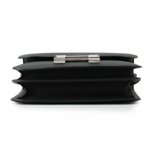 エルメス ミニ コンスタンス3 ミロワール ブラック/シルバー金具 エプソン W刻印 黒