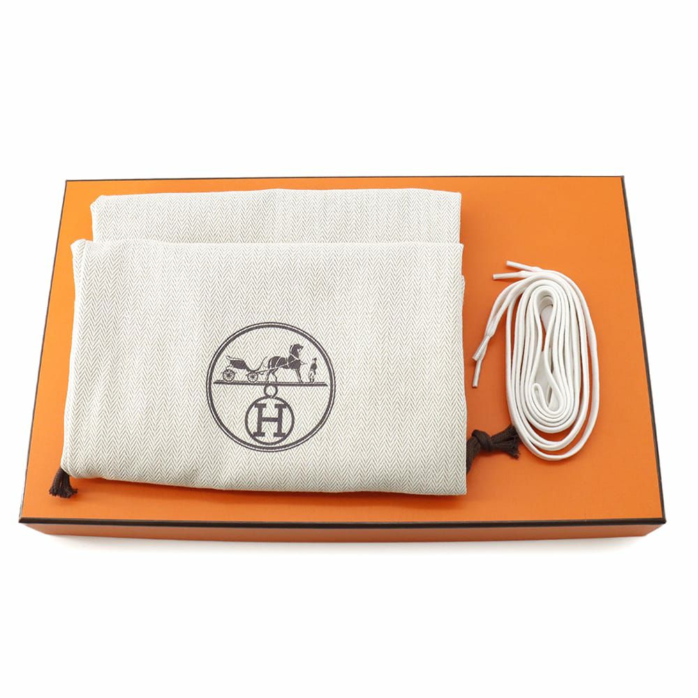 エルメス スニーカー バウンシング メッシュ メンズサイズ42.5 HERMES 靴 白