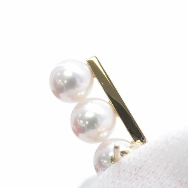 タサキ ピアス バランス プラス あこや真珠 K18YGイエローゴールド E-3842-18KSG TASAKI