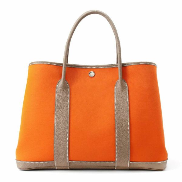 エルメス トートバッグ ガーデンパーティPM エトゥープ/シルバー金具