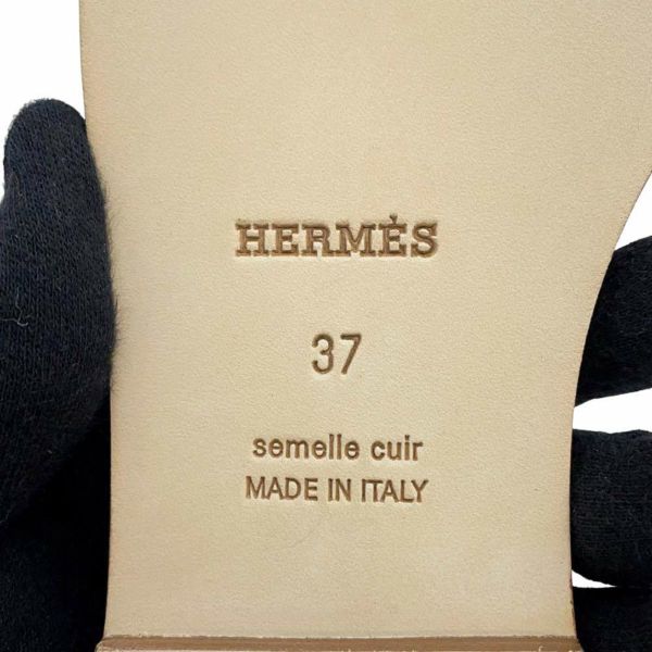 エルメス サンダル オラン レディースサイズ37 HERMES 靴 白