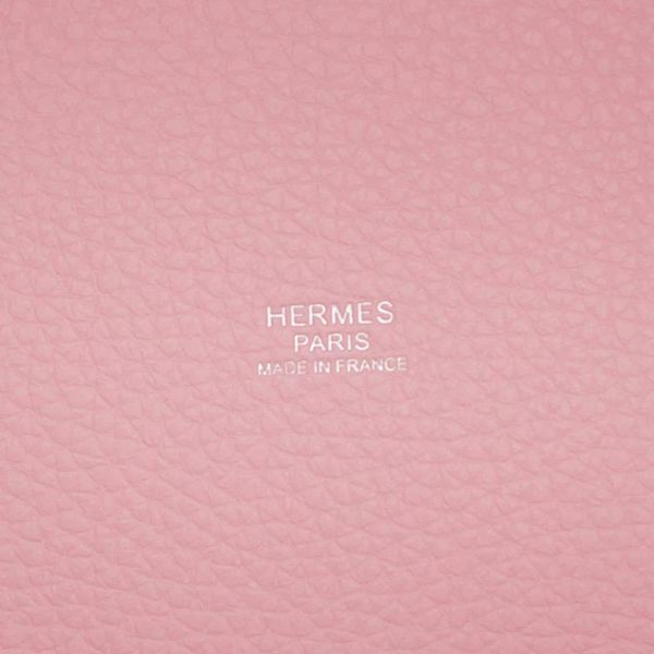 エルメス ハンドバッグ ピコタンロックMM ローズサクラ/シルバー金具 トリヨンクレマンス B刻印