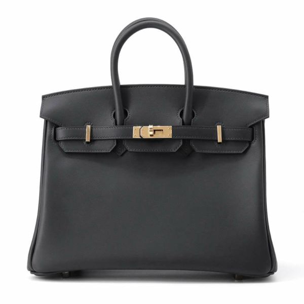 エルメス バーキン25 キャバン/ピンクゴールド金具 スイフト B刻印 HERMES Birkin ハンドバッグ