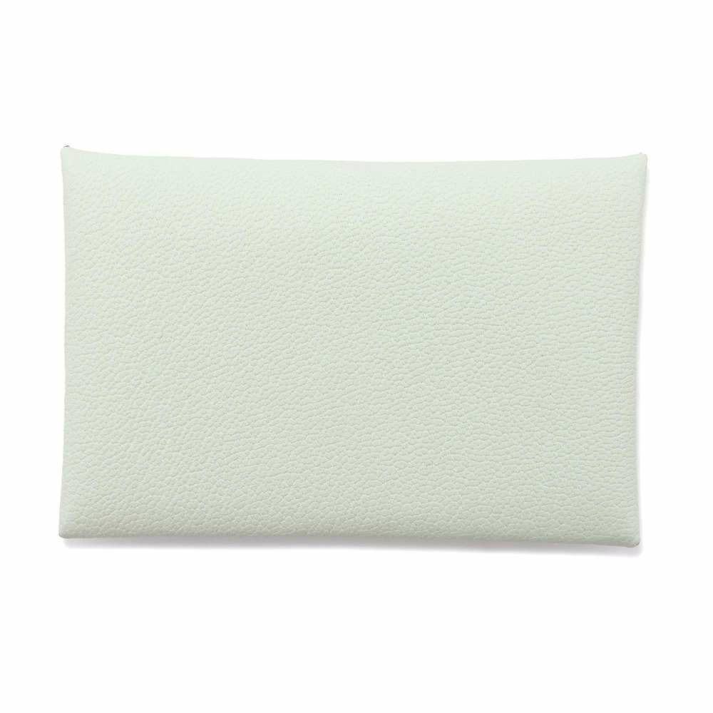 エルメス カードケース カルヴィ ヴェルソ ヴェールフィズ/ブルーゼフィール シェブルミゾル W刻印