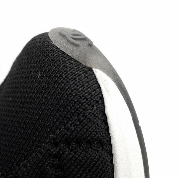 シャネル スニーカーココマーク ニット レディースサイズ36 G35549 CHANEL 靴 黒 白