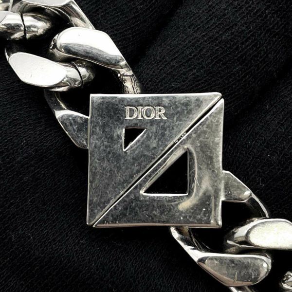 クリスチャン・ディオール ネックレス CDダイヤモンド チェーンリンク メタル Christian Dior