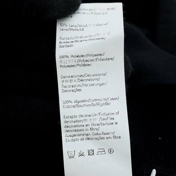 ロエベ パーカー ジブリコラボ 綿のススワタリ アナグラム レディースサイズS S928Y25J02 黒