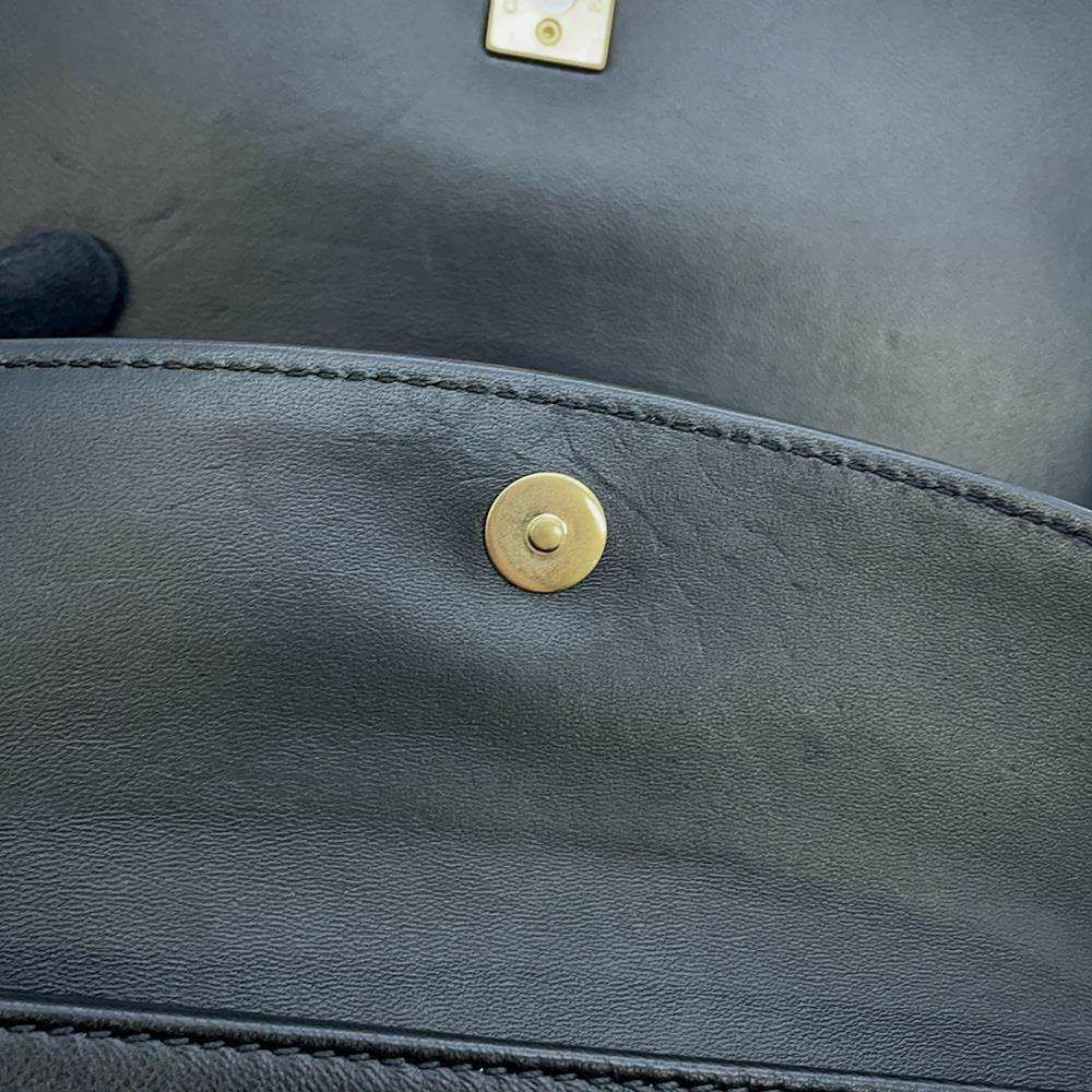 シャネル ショルダーバッグ トップハンドル マトラッセ ココマーク キャビアスキン AS4286 CHANEL 黒