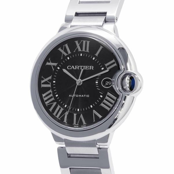 カルティエ バロンブルー ドゥ カルティエ W6920042 Cartier 腕時計 黒文字盤