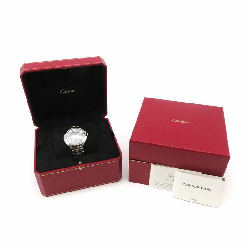 カルティエ バロンブルー ドゥ カルティエ W6920042 Cartier 腕時計 黒文字盤