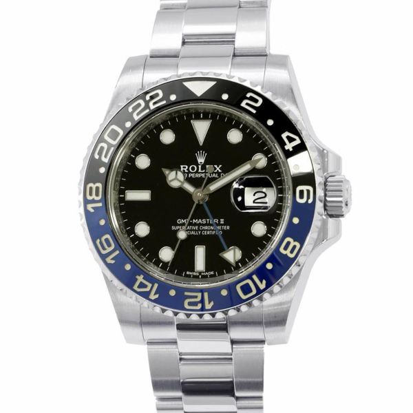 ロレックス GMTマスター2 116710BLNR ROLEX 腕時計 黒文字盤