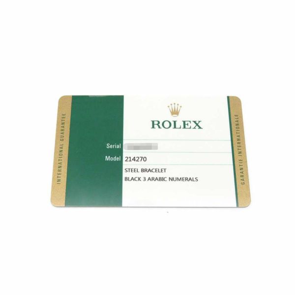 ロレックス エクスプローラー 214270 ROLEX 腕時計 黒文字盤