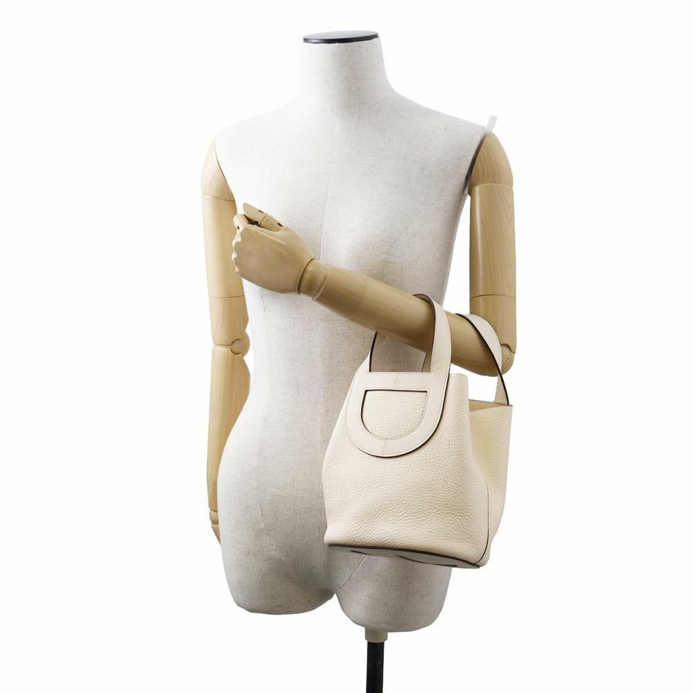 エルメス ハンドバッグ インザループ 18 ナタ/シルバー金具 トリヨンクレマンス/スイフト B刻印