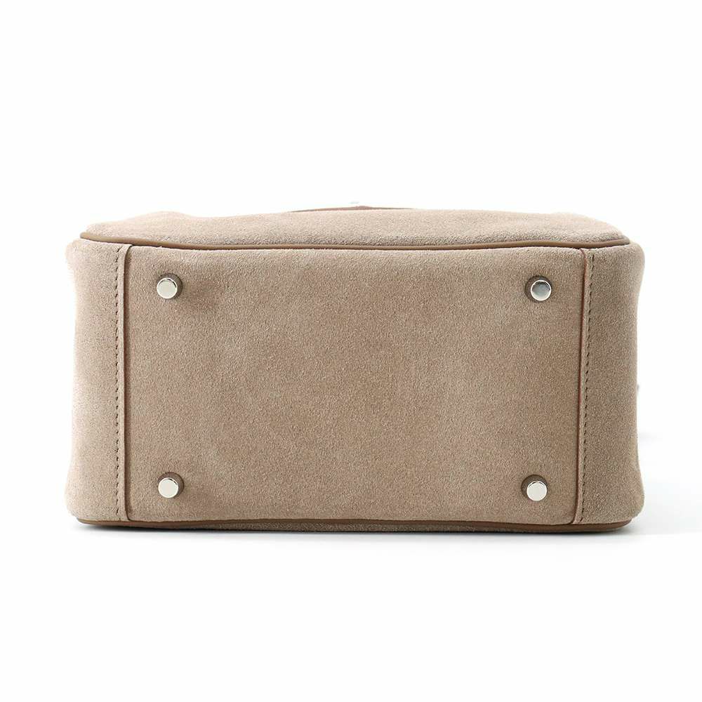 エルメス ハンドバッグ リンディ ミニ エトゥープ/シルバー金具 スイフト/グリズリー B刻印 2way