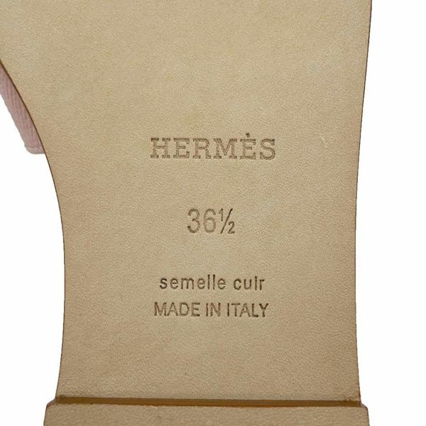 エルメス サンダル オラン ヴォーエプソン レディースサイズ36 1/2 HERMES 靴