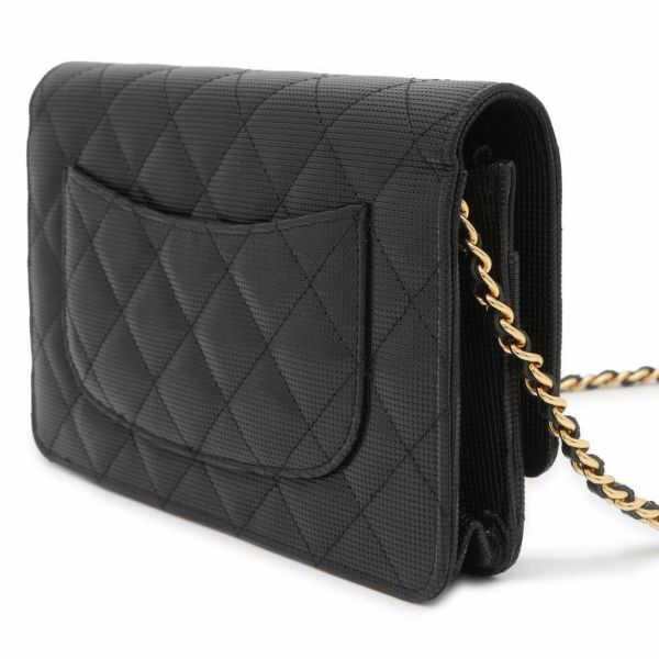 シャネル チェーンウォレット マトラッセ ココマーク レザー CHANEL 財布 バッグ