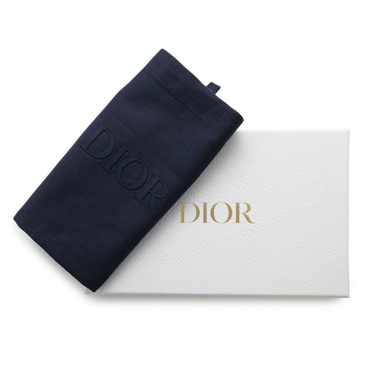 クリスチャン・ディオール 長財布 オブリーク サドル ロングウォレット ジャカード 2ADBC321YKS Christian Dior 黒 トロッター