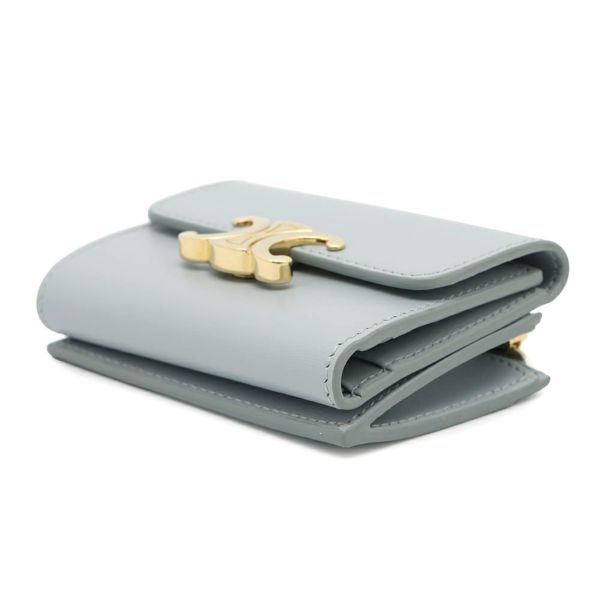 セリーヌ 二つ折り財布 トリオンフ コンパクトウォレット コインケース付 10I653 CELINE 財布