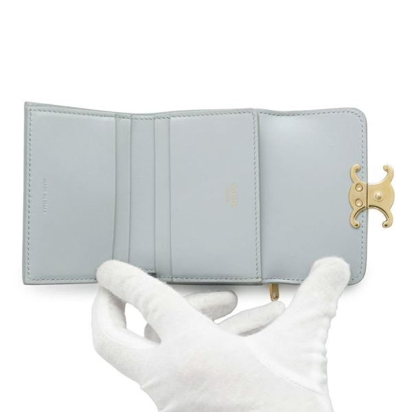 セリーヌ 二つ折り財布 トリオンフ コンパクトウォレット コインケース付 10I653 CELINE 財布