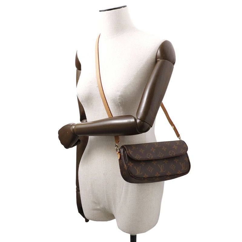 ルイヴィトン ショルダーバッグ モノグラム ウォレット オン チェーン・アイビー M81911 ブラウン