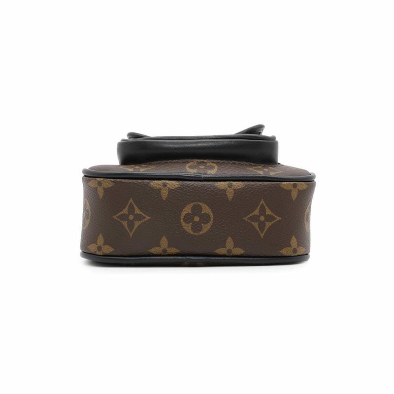 ルイヴィトン ショルダーバッグ モノグラム・マカサー クリストファー・ウエアラブル ウォレット M69404 LOUIS VUITTON 黒 ブラック