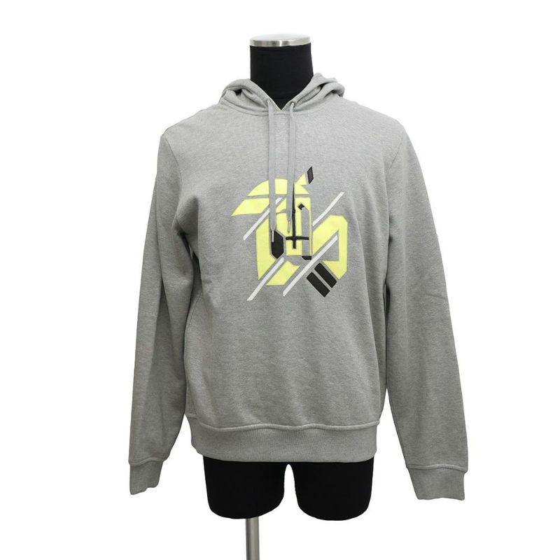 エルメス パーカー シュヴォー・アン・シンメトリー コットン メンズサイズM HERMES アパレル トップス 裏起毛