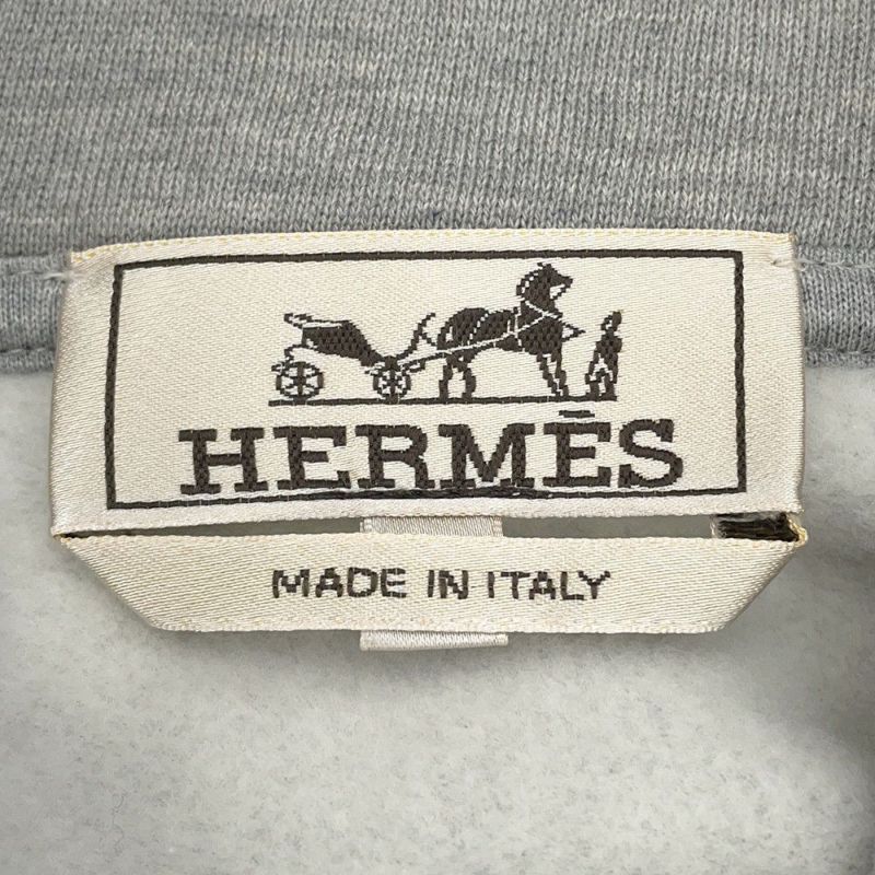 エルメス パーカー シュヴォー・アン・シンメトリー コットン メンズサイズM HERMES アパレル トップス 裏起毛