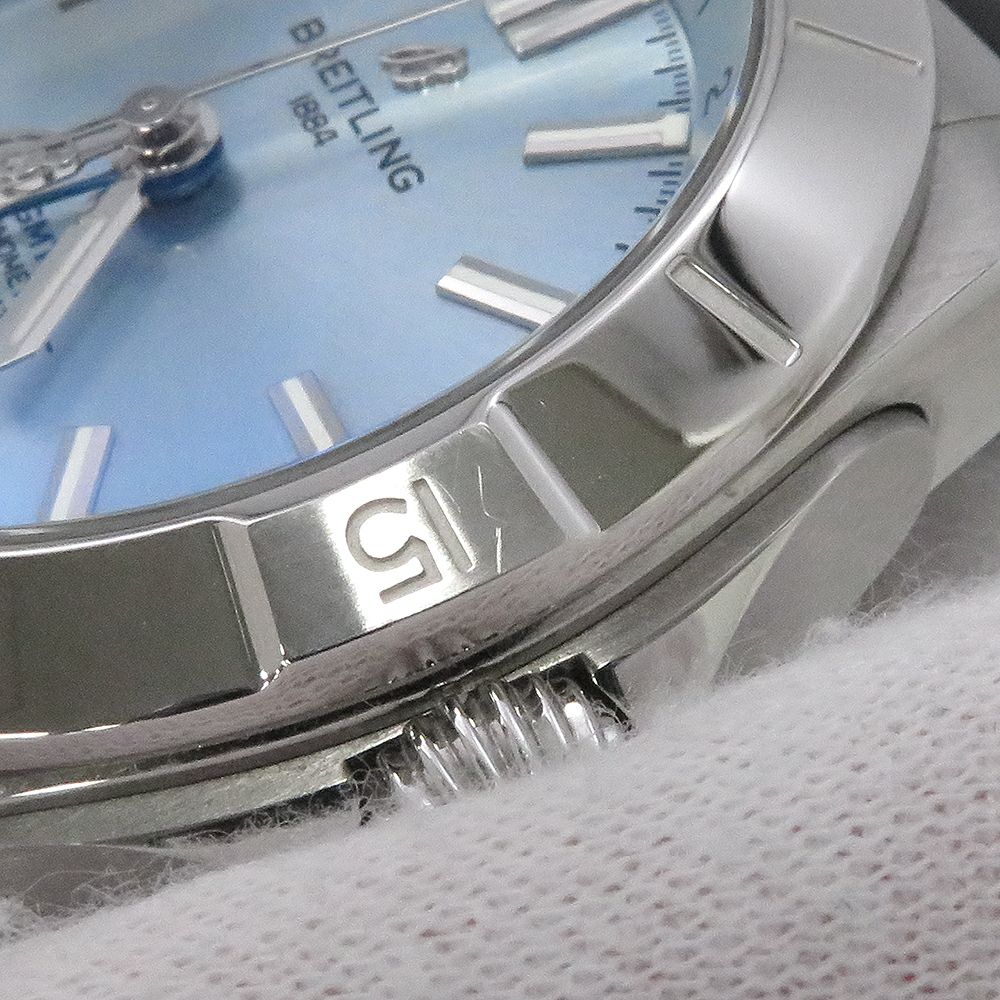 ブライトリング クロノマット オートマチック GMT 40 P32398101C1S2 BREITLING 腕時計 アイスブルー文字盤