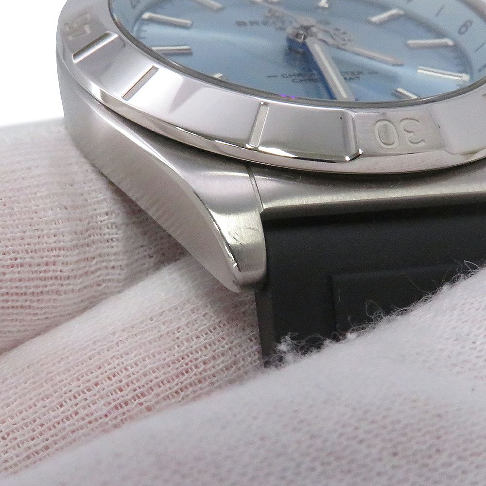 ブライトリング クロノマット オートマチック GMT 40 P32398101C1S2 BREITLING 腕時計 アイスブルー文字盤