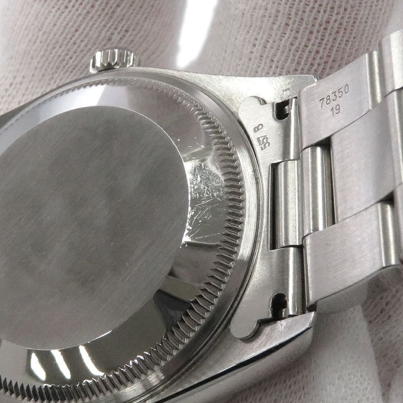 ロレックス オイスターパーペチュアル デイト U番 15210 ROLEX 腕時計 ピンク文字盤 飛びアラビア