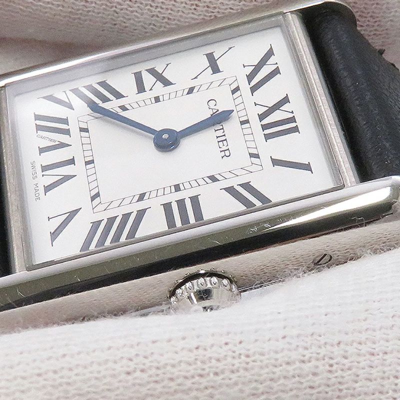 カルティエ タンク マスト LM WSTA0059 Cartier 腕時計 シルバー文字盤 ソーラービート