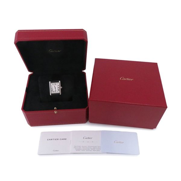 カルティエ タンク マスト LM WSTA0059 Cartier 腕時計 シルバー文字盤 ソーラービート