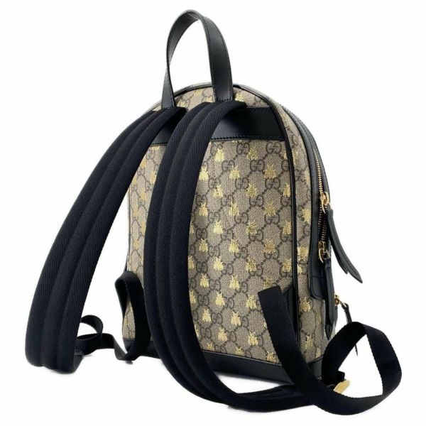 グッチ リュック GGスプリーム ビー PVC 427042 GUCCI バッグ バックパック ハチ 蜂 黒