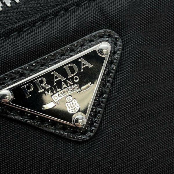 プラダ ショルダーポーチ ナイロン ロゴ 2TT091 PRADA ポーチ ポシェット 黒