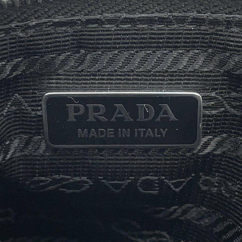 プラダ ショルダーポーチ ナイロン ロゴ 2TT091 PRADA ポーチ ポシェット 黒