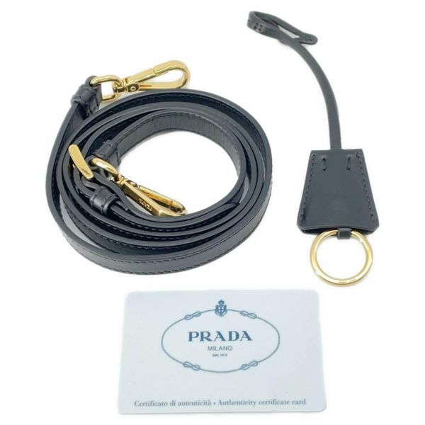 プラダ ハンドバッグ サフィアーノ レザー 1BA113 PRADA 2WAYショルダーバッグ 黒 アウトレット品