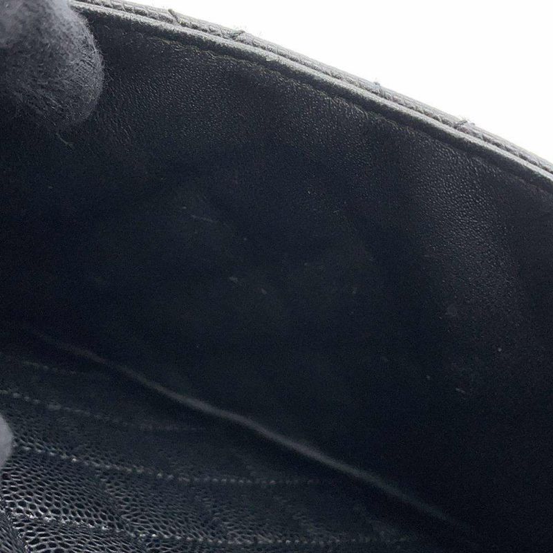 シャネル チェーントートバッグ マトラッセ ココマーク キャビアスキン GST トート A50995 CHANEL 黒