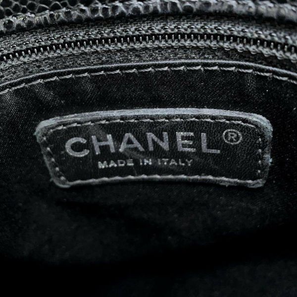 シャネル チェーントートバッグ マトラッセ ココマーク キャビアスキン GST トート A50995 CHANEL 黒