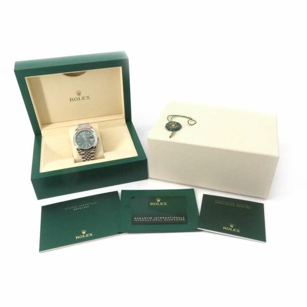 ロレックス デイトジャス 126300 ROLEX 腕時計 ミントグリーン文字盤