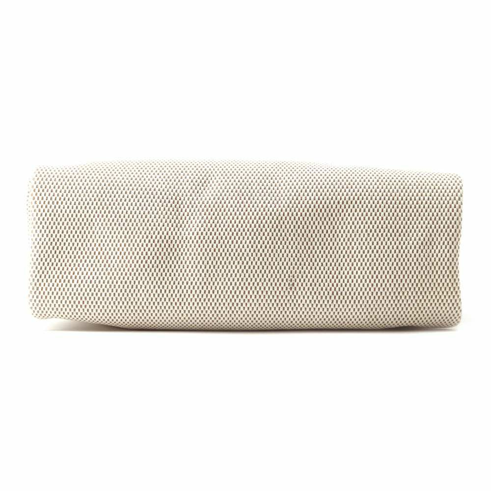 エルメス ショルダーバッグ エールバッグMM ナチュラル/エクリュ トワルアッシュ/レザー/シルバー金具 □G刻印