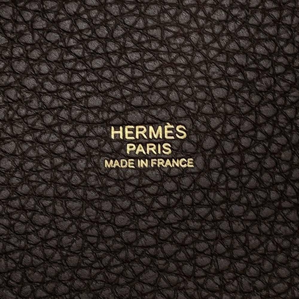 エルメス ハンドバッグ ピコタンロックPM エベンヌ/ゴールド金具 トリヨンクレマンス U刻印