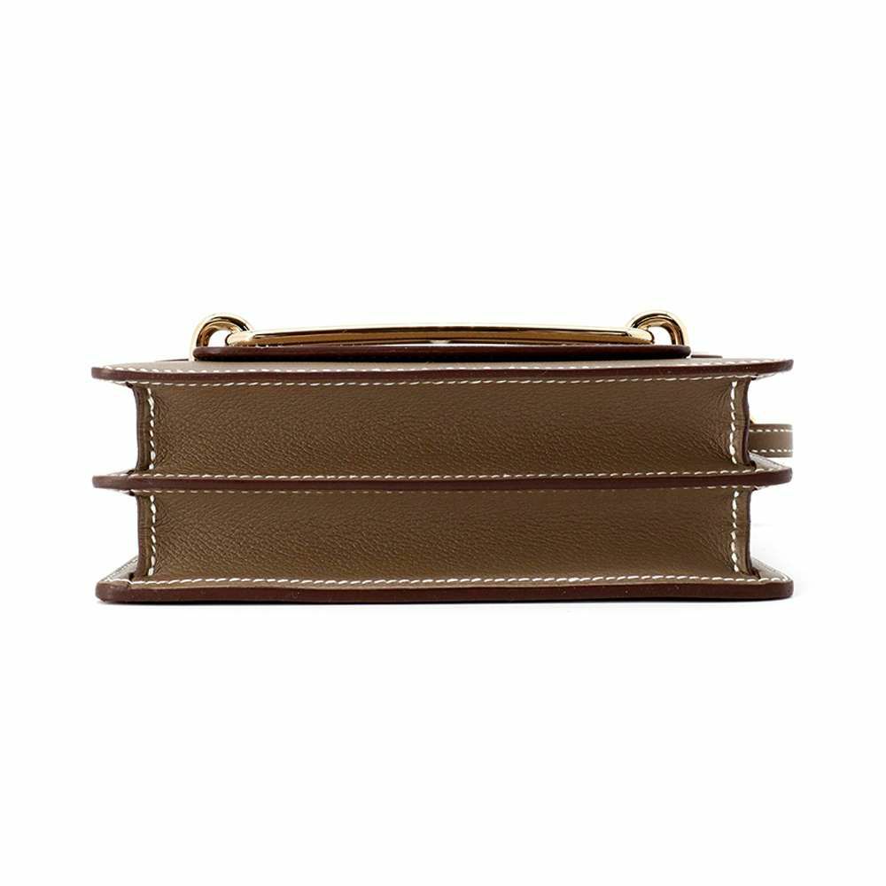 エルメス サック ロウリス ルリ ミニ エトゥープ/シャンパンゴールド金具 スイフト W刻印 HERMES バッグ
